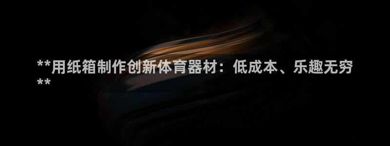 星欧娱乐平台过7O777：**用纸箱制作创新体育器材