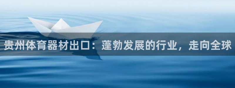 星欧娱乐联游戏评测：贵州体育器材出口：蓬勃发展的行业