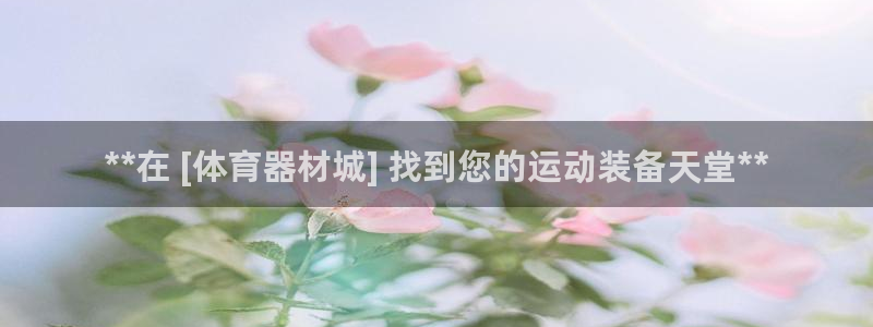 星游娱乐下载地址：**在 [体育器材城] 找到您的运