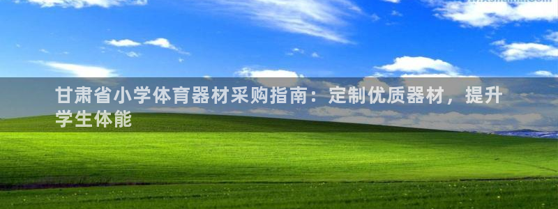 星欧娱乐扣款时间查询方法：甘肃省小学体育器材采购指南